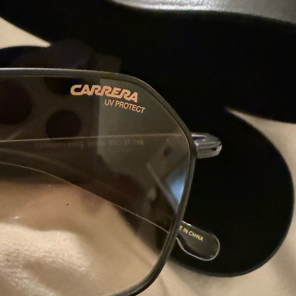 Carrera Black Framed Octagonal Men Sunglasses Wit… - image 4